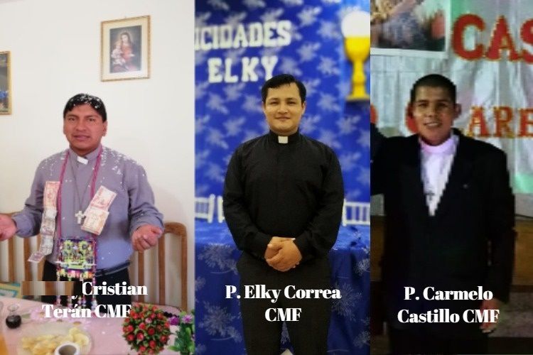 TRES NUEVOS SACERDOTES CLARETIANOS