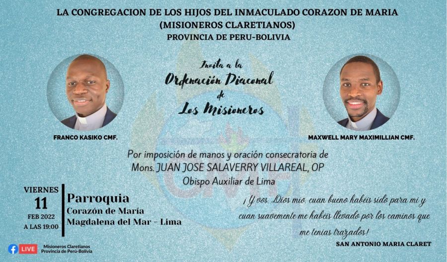 ORDENACION DIACONAL DE FRANCO Y MAXWELL