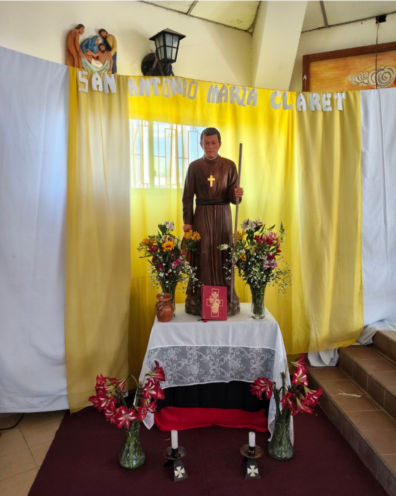 El Monumento al Padre Claret en la capilla San Jorge