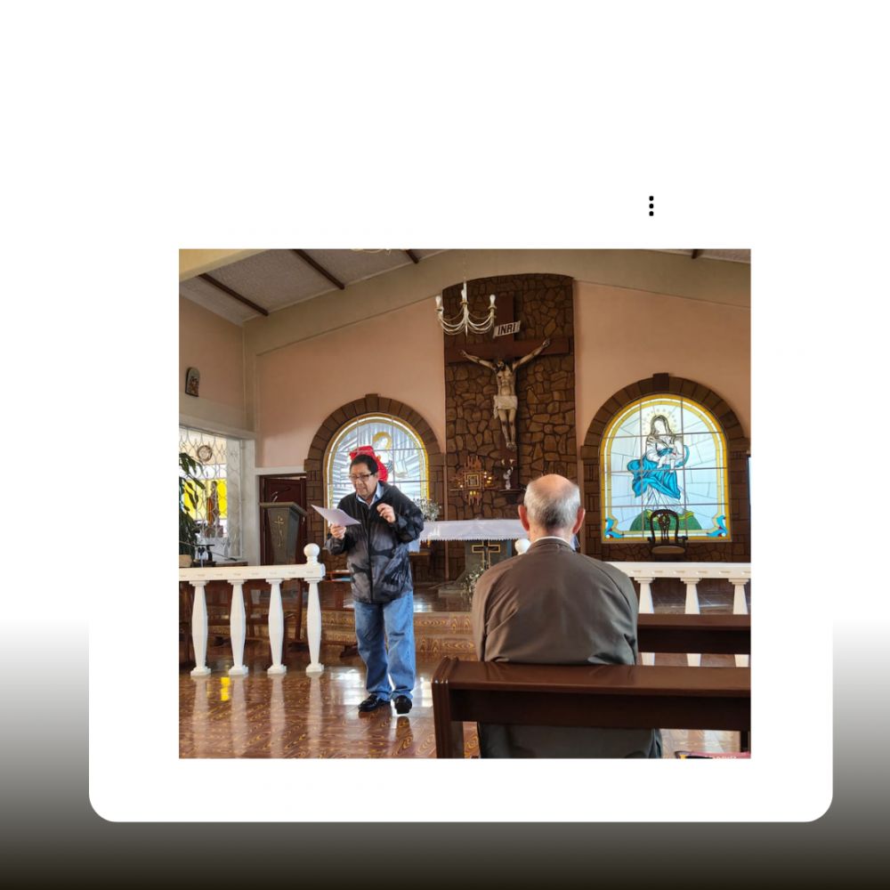 Visita del Provincial Padre. Ronel Chipana Peña