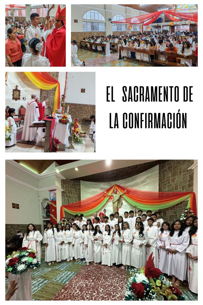 El Sacramento de la Confirmación en la parroquia de Nuestra de Señora de Fátima.